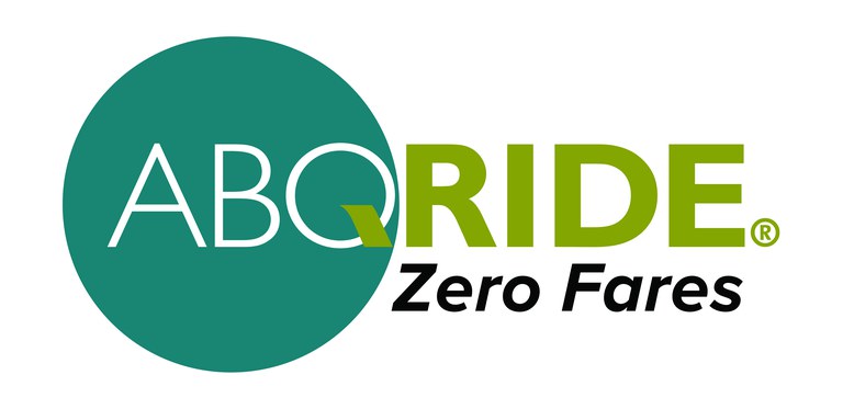 ABQ RIDE/Zero Fares logo